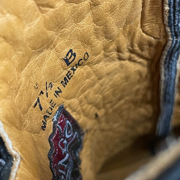 Old Gringo Klak Boots Brand New Black Sugarskull - Picture 7 of 10